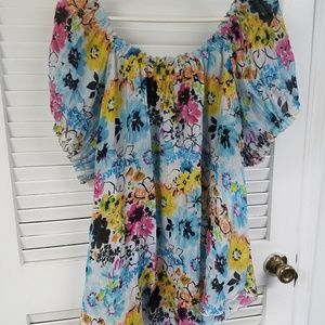 Cato Floral Top
